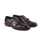 Reephaz Handmade Dark Brown Leather's Monkstraps