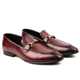 Reephaz Handmade Buckle Style Leather Loafers