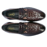 Reephaz Handmade Embossed Leather Loafers