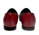 Reephaz Handmade Red Leather Loafers