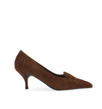 Reephaz Handmade Brown Suede Leather Pumps