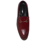 Reephaz Handmade Red Leather Loafers