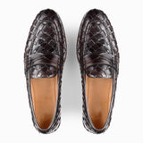 Reephaz Handmade Chocolate Brown Loafers