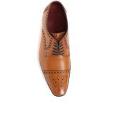 Reephaz Handmade  Brown leather Brogue Oxfords