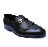 Reephaz Handmade Black Mild Leather Loafers