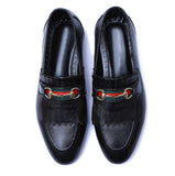 Reephaz Handmade Black Mild Leather Loafers