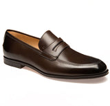 Reephaz Handmade Black Strap Style Leather Loafers