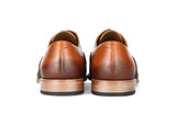 Reephaz Handmade Brown Leather Oxford Classy Shoes