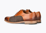 Reephaz Handmade Brown Leather Oxford Classy Shoes