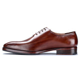 Reephaz Handmade Brown Classy Oxfords For Men