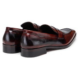 Reephaz Handmade Two Tone Brown Leather Loafers