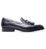 Reephaz Handmade Embossed Tassel Leather Loafers