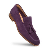 Reephaz Handmade Purple Suede Leather Loafers