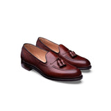 Reephaz Handmade Brown Leather Tussle Loafers