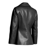 Reephaz Handmade Leather Lambskin Women's Coat Jacket