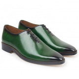 Reephaz Handmade Oxford Green Patina Shoes