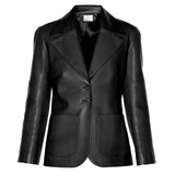 Reephaz Handmade Leather Lambskin Women's Coat Jacket