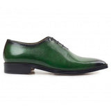 Reephaz Handmade Oxford Green Patina Shoes