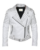 Reephaz Handmade Lambskin Modern Fit Moto Jacket For Men