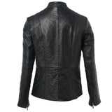 Reephaz Handmade Lambskin Black Women Leather Jacket