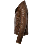 Reephaz Handmade Lambskin Timber Colored Jacket For Men