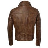 Reephaz Handmade Lambskin Timber Colored Jacket For Men