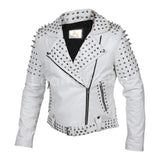 Reephaz Handmade Lambskin Modern Fit Moto Jacket For Men