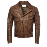 Reephaz Handmade Lambskin Timber Colored Jacket For Men