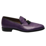 Reephaz Handmade Leather Purple Loafers