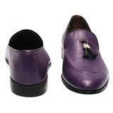 Reephaz Handmade Leather Purple Loafers